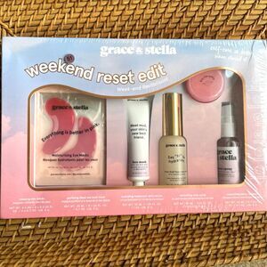 Grace & Stella Weekend Rest Edit Skincare Kit New In Box